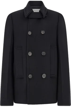 Salvatore Ferragamo Caban en laine vierge mélangée