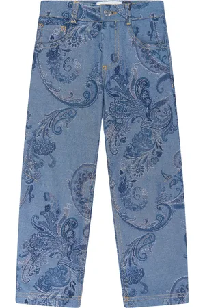 Etro Jean à motif cachemire