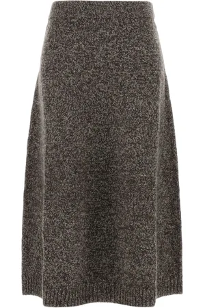 Max Mara Jupe Piega à coupe mi-longue