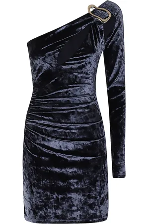 AMEN Robe en velours à boucle