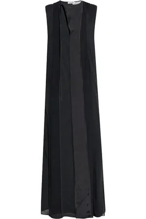 Jil Sander Robe longue à empiècements
