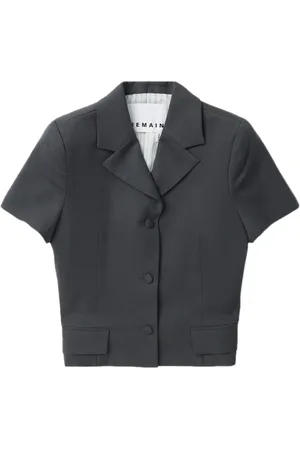 REMAIN Blazer boutonné à manches courtes