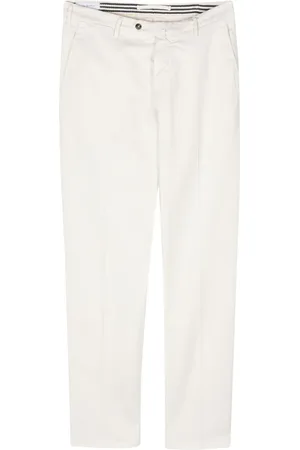 LUIGI BIANCHI MANTOVA Pantalon chino à coupe droite