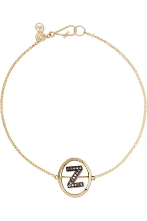 ANNOUSHKA Bracelet en 18ct à initial Z en diamants