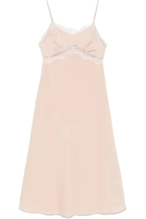 VIVETTA Robe mi-longue bordée de dentelle à coupe mi-longue
