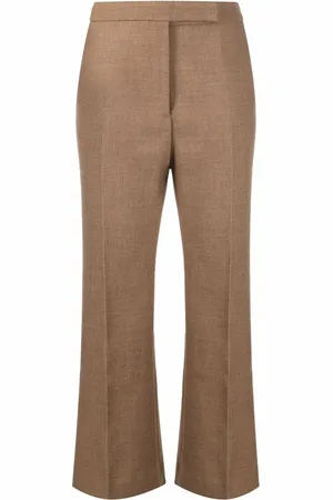 Totême Pantalon bootcut court en laine