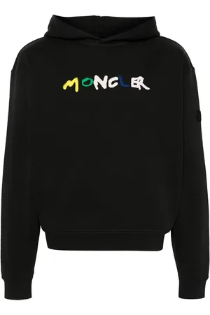 Moncler Hoodie en coton à logo brodé