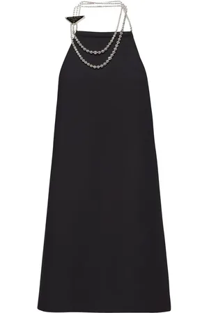 Prada Robe courte à dos nu