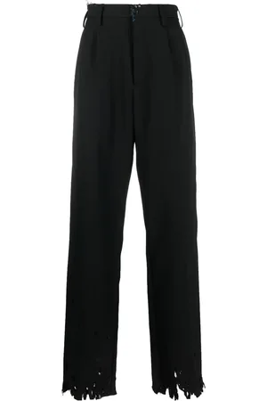 Marni Pantalon droit à effet usé