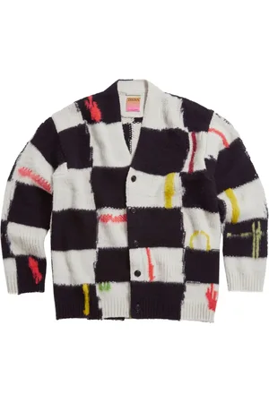 Ermenegildo Zegna X The Elder Statesman cardigan à carreaux