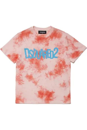 Dsquared2 T-shirt en coton à imprimé tie dye