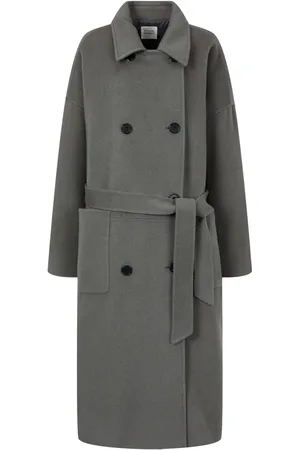 Studio Tomboy Manteau en laine à boutonnière croisée