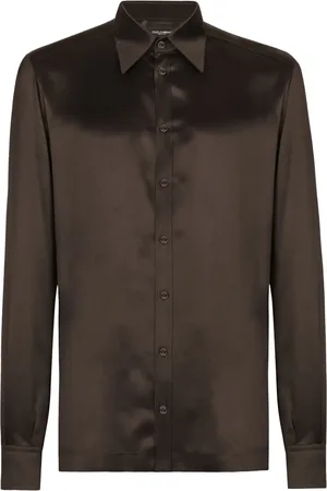 Dolce & Gabbana Chemise en soie à fini satiné