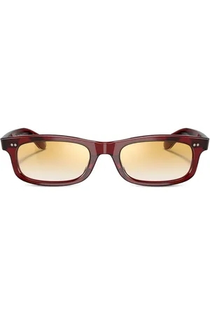Oliver Peoples Lunettes de soleil Fai à monture rectangulaire