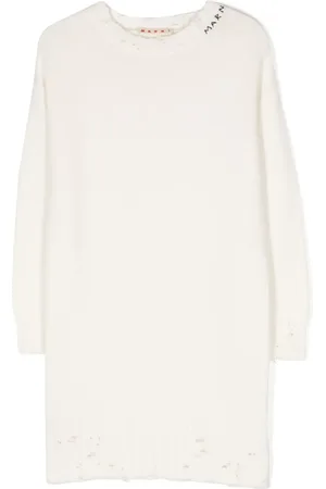 Marni Short à logo en maille intarsia