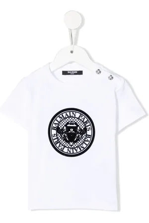 Balmain T-shirt à logo imprimé