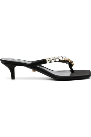 VERSACE Mules 55 mm à ornements en cristal