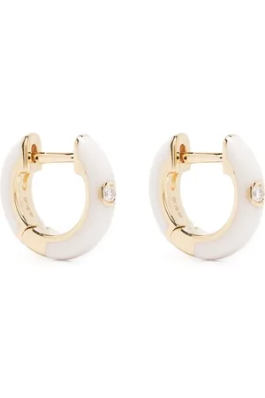 EF Collection Créole en 14ct pavées de diamants