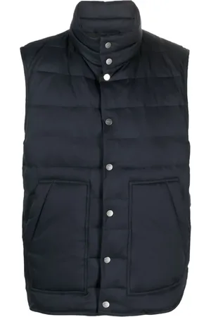 Kiton Gilet matelassé à col montant