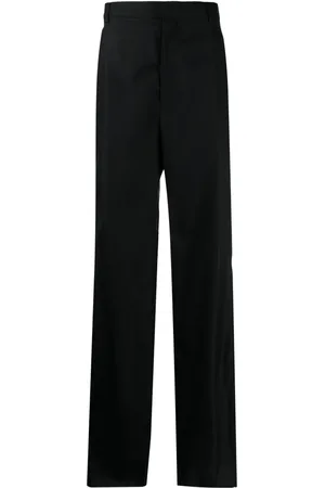 Givenchy Pantalon droit en laine à détails rayés