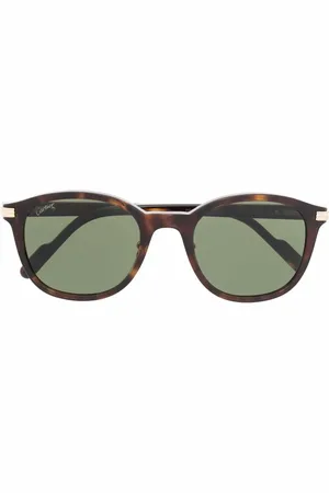 Cartier Lunettes de soleil CT0302S à monture ronde