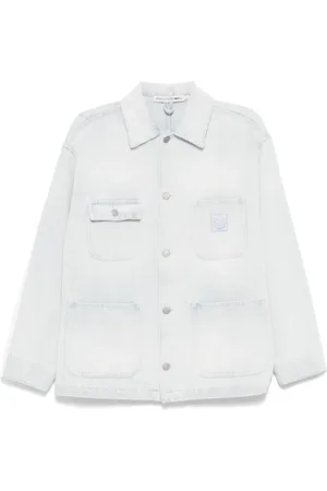 JOSHUA SANDERS Veste en jean à patch logo