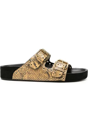 Isabel Marant Sandales Lennyo en peau de lézard