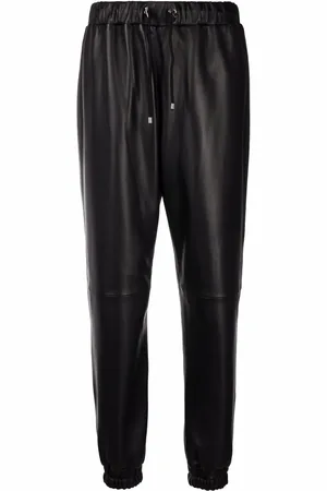 Philipp Plein Pantalon de jogging en cuir