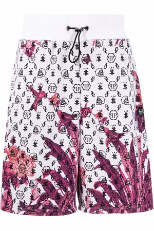 Philipp Plein Short à fleurs