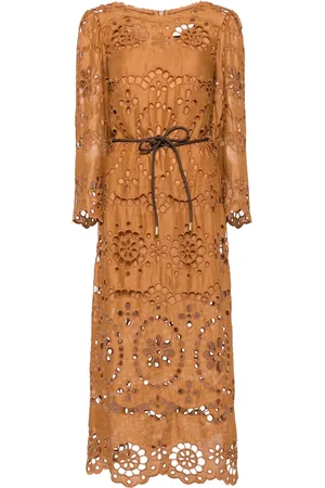 ZIMMERMANN Robe mi-longue Pop à broderie anglaise