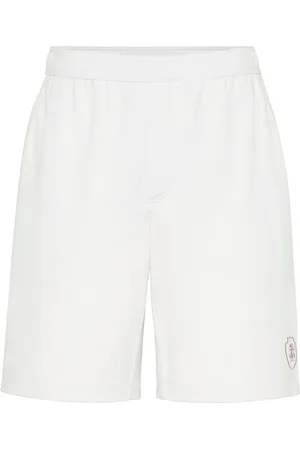 Brunello Cucinelli Short à logo brodé