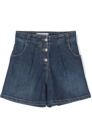 Etro Short plissé en jean