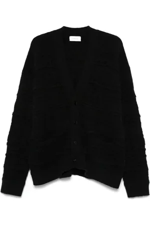 LANEUS Cardigan à col v