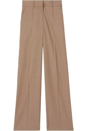 Burberry Pantalon en laine à coupe ample