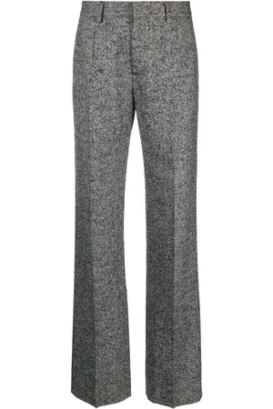 Alessandra Rich Pantalon de tailleur à taille haute