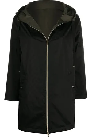 HERNO Manteau en jacquard à capuche