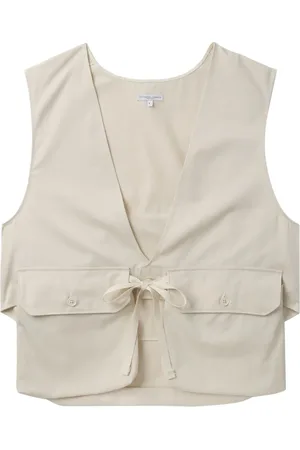 ENGINEERED GARMENTS Débardeur en coton à col v
