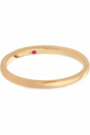 ANNOUSHKA Bague 2 mm en 18ct ornée de rubis