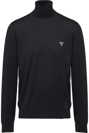 Prada Pull à logo brodé
