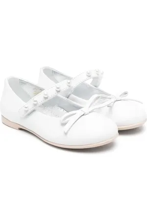 MONNALISA Ballerines en cuir à détail de nœud