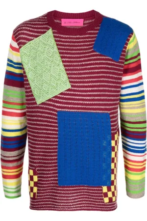THE ELDER STATESMAN Pull à design patchwork