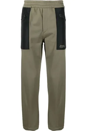 Alexander McQueen Pantalon de jogging colour block