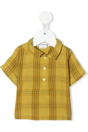 BONPOINT Chemise en coton à carreaux