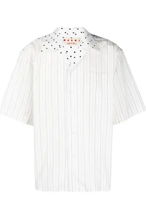Marni Chemise en coton à rayures