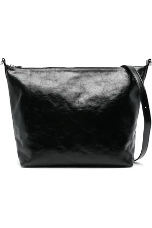 Marine Serre Sac à bandoulière à motif monogrammé embossé