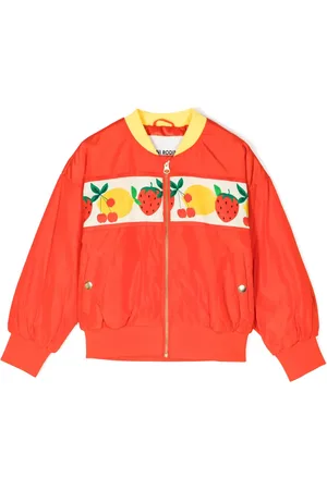 Mini Rodini Veste bomber à imprimé graphique