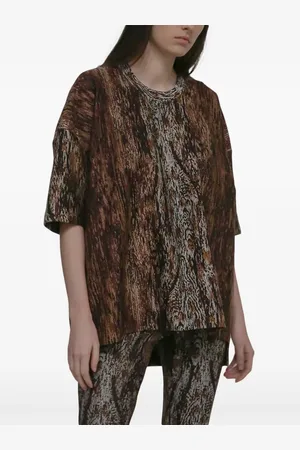 ROSETTA GETTY T-shirt Collapse à imprimé graphique