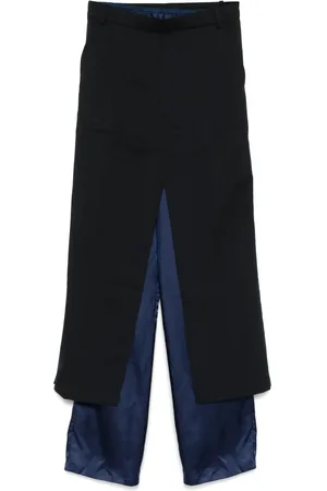 pushBUTTON Pantalon à design superposé