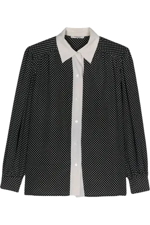 Saint Laurent Chemise à pois (années 1970)