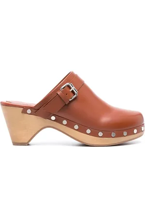 Isabel Marant Mules ornées clous à talon mi-haut